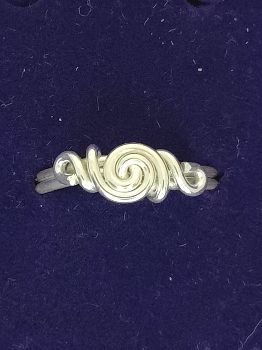 Sterling Silver Viking Spiral Ring