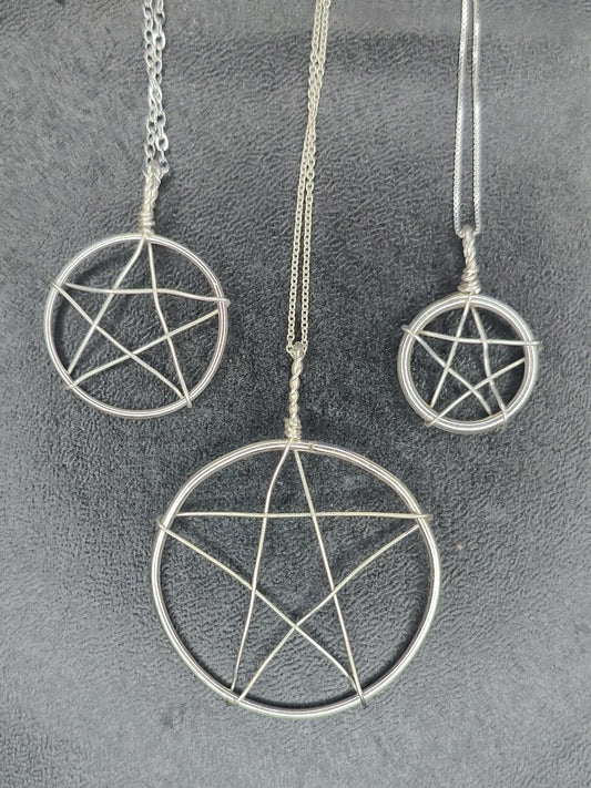 Sterling Silver Pentagram